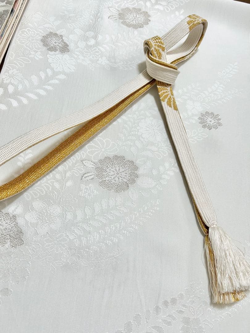 美品　人気の水色　正絹訪問着　フルセット4点　卒業式　入学式　七五三　お宮参り