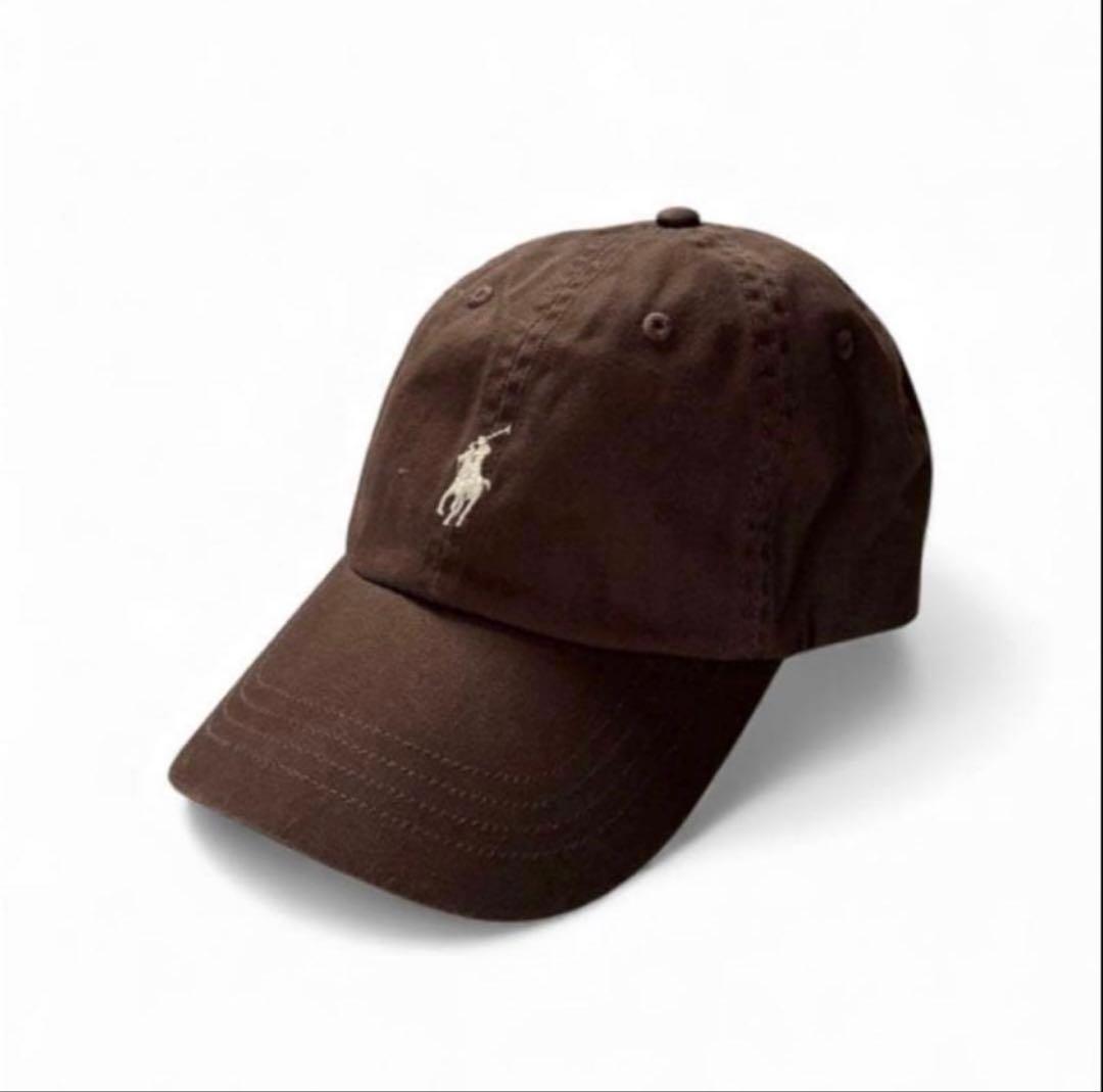 【大人気☆即完売品】ラルフローレン キャップ 帽子 ブラウン 茶色 タグ付