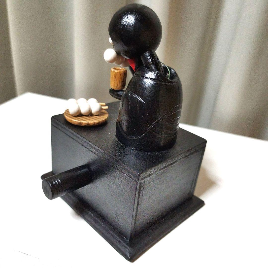 【新品未使用品】〘郷土玩具〙神戸カラクリ人形 木製