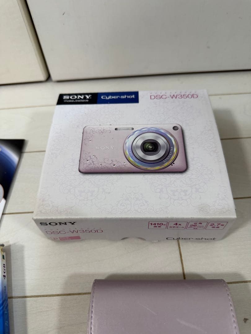 SONY サイバーショット　DSC-W350D