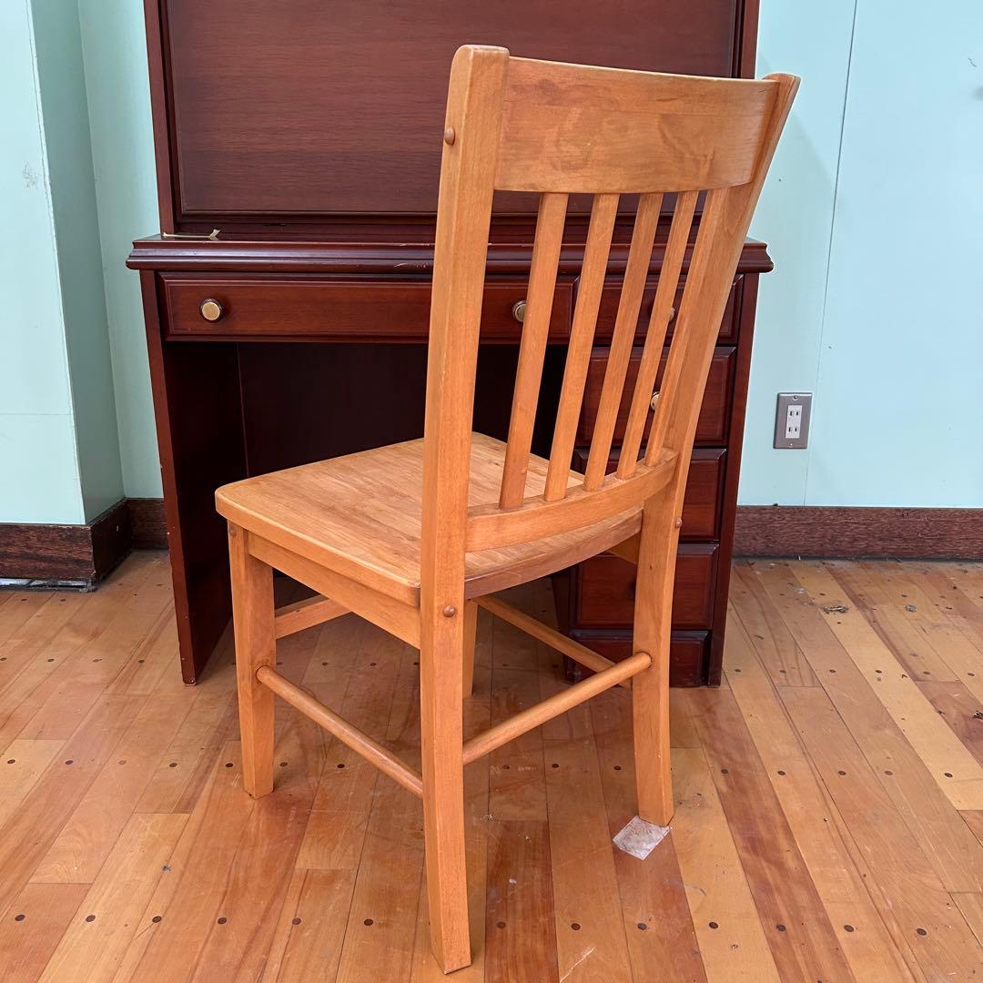 【 アメリカ 製】 パイン 材 椅子 (4脚あり)b