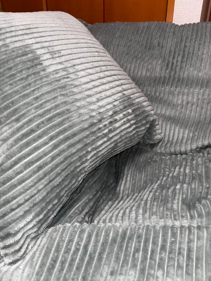 HUGME 1人掛けビーズソファ Mint LOOSY グッション付き