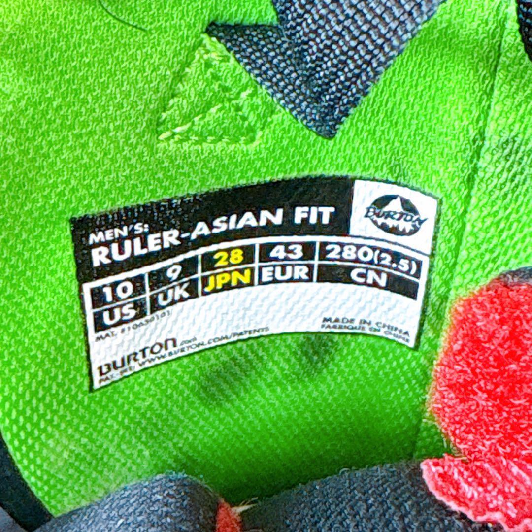 メンズスノーボードブーツ　BURTONバートン　ルーラー　クイックレース28cm