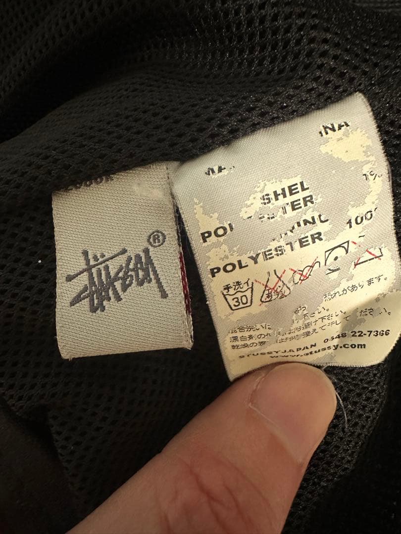 ゼ*ゴ様 old stussy 90s 白タグ ナイロンジャケット