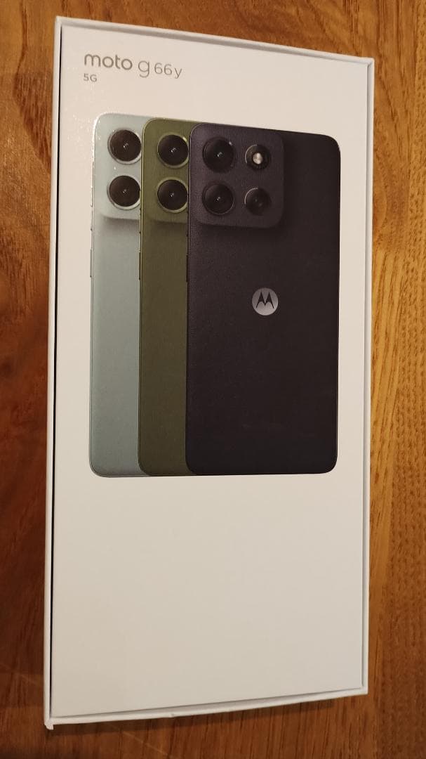 新品未使用 moto g66y 5G motorola ブラックオイスター