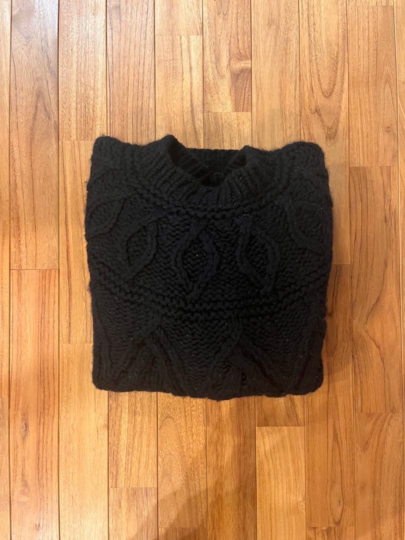 トップス blurhms Hand knitted Solid Color Nordic