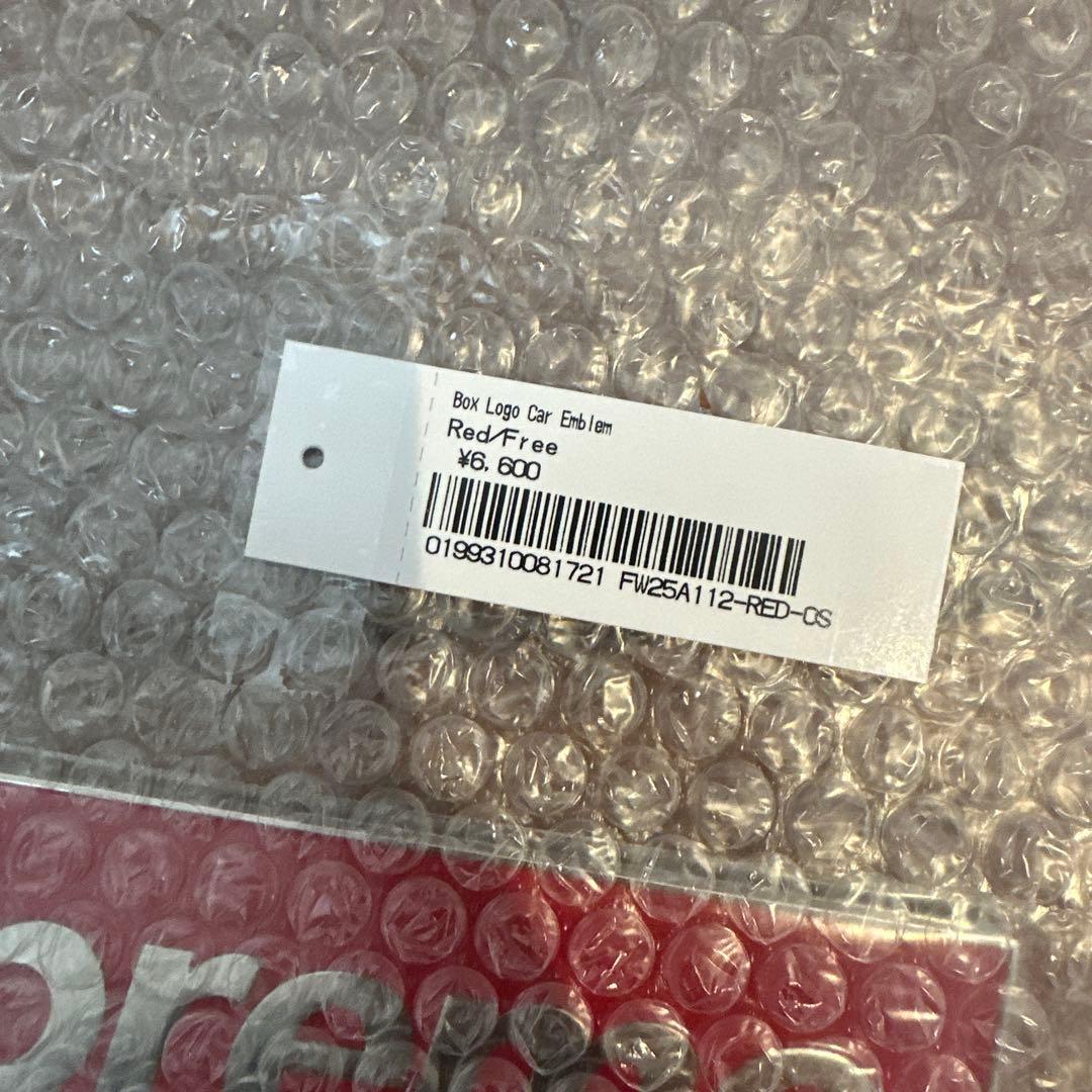 新品Supreme シュプリーム Box Logo ボックスロゴカーエンブレム