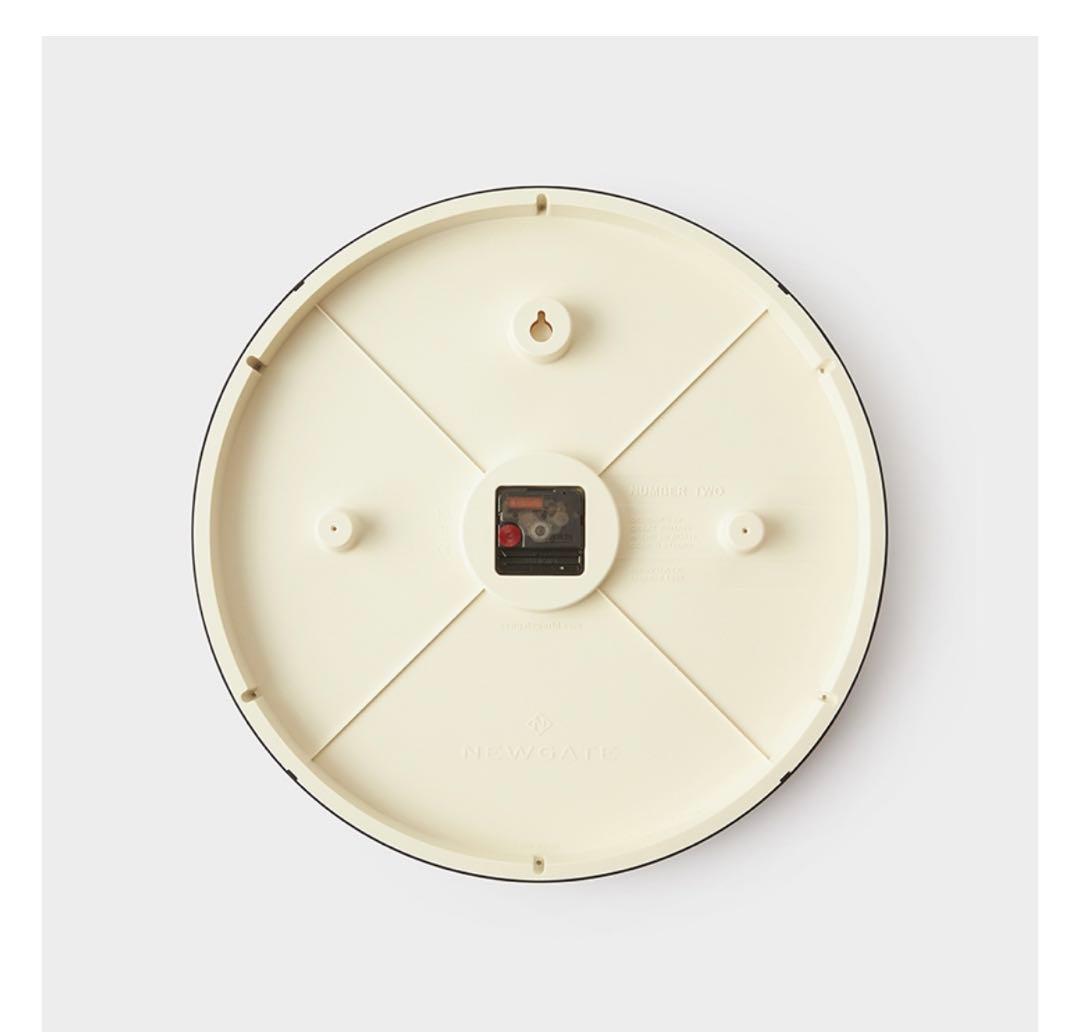 NEWGATE ブラックアナログ壁時計 45×45 cm