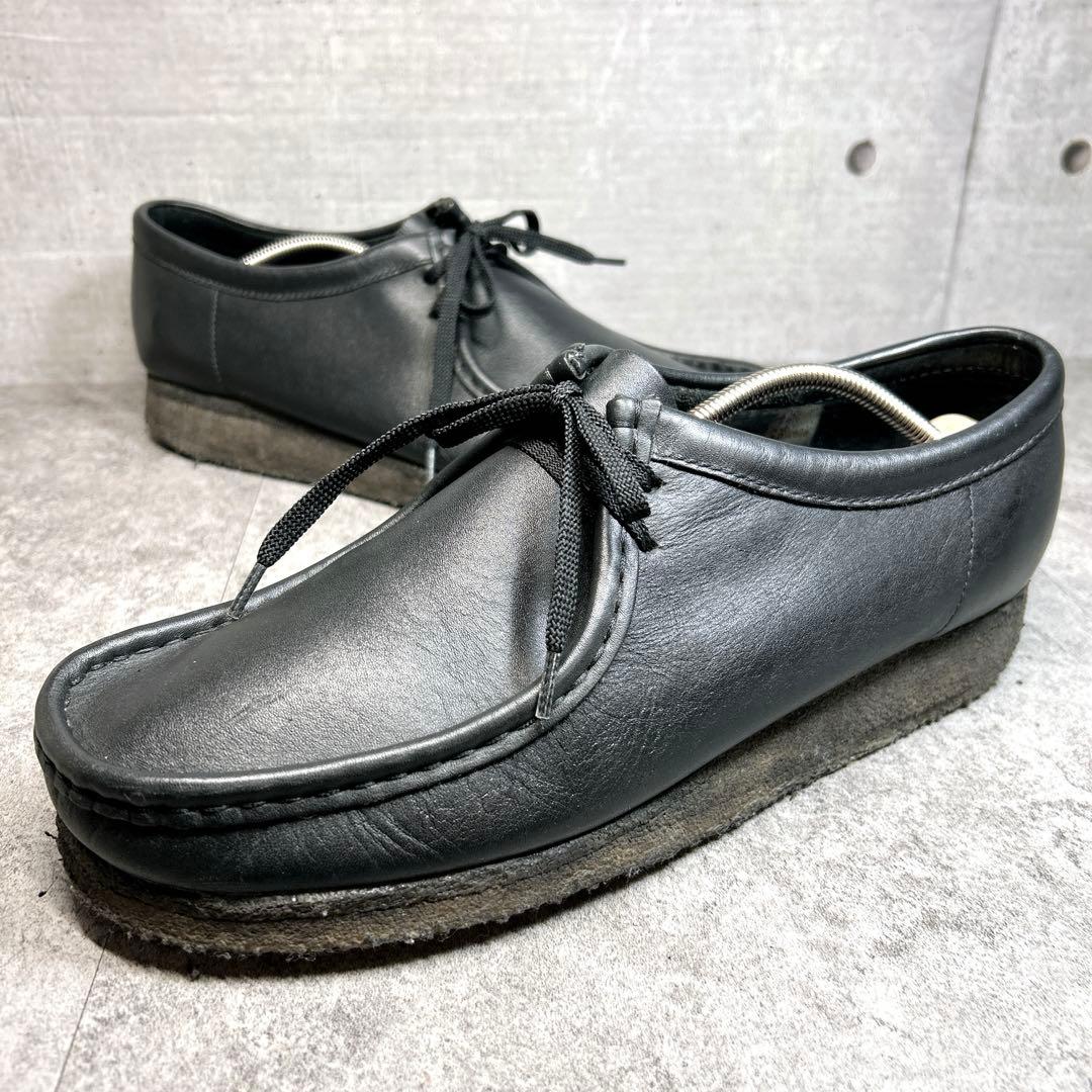 極美品【クラークス】Clarks/ワラビー/オールレザー/クレープソール/11/