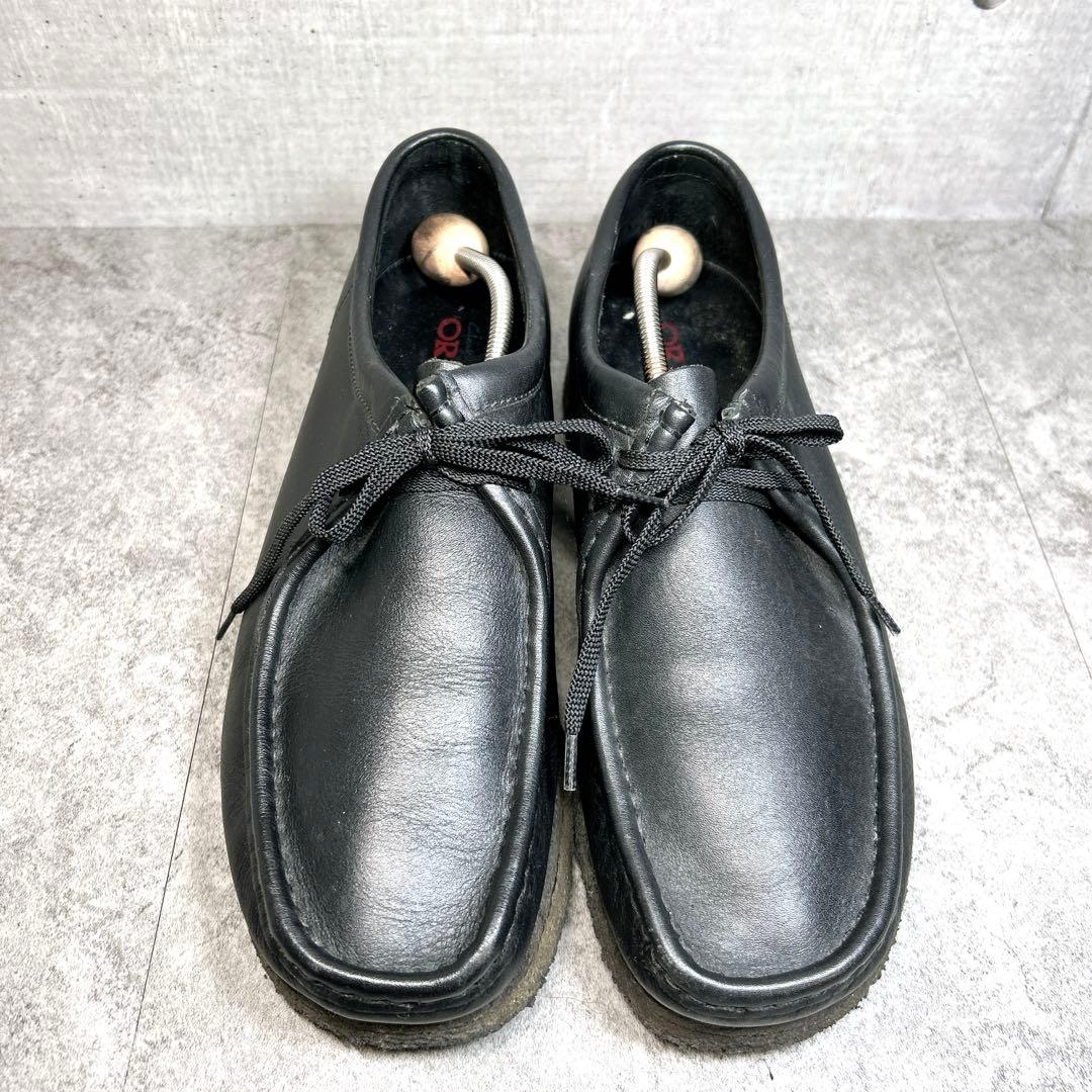 極美品【クラークス】Clarks/ワラビー/オールレザー/クレープソール/11/