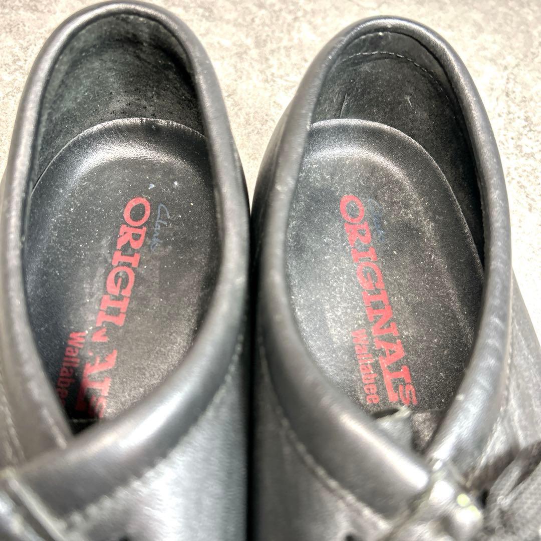 極美品【クラークス】Clarks/ワラビー/オールレザー/クレープソール/11/