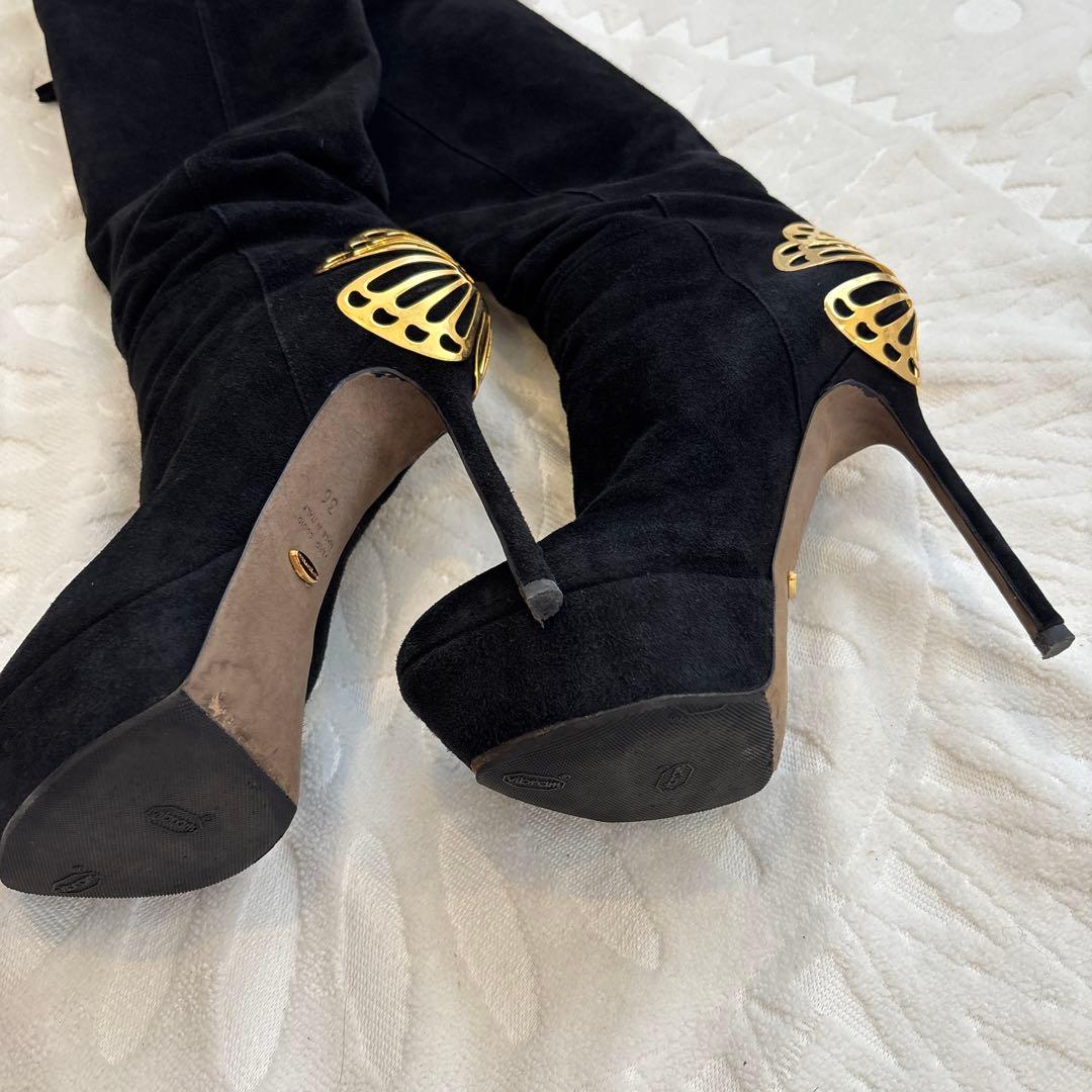 ⭐︎ジュゼッペ　ザノッティ　蝶モチーフ　ニーハイブーツ　36 ⭐︎