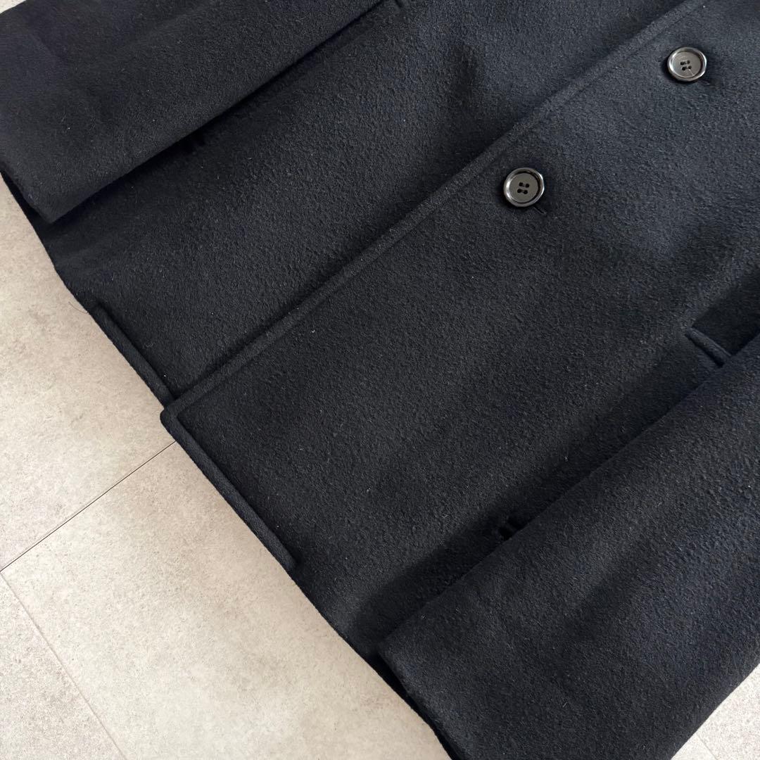 美品　トリココムデギャルソン　AD2001　ピーコート　ウールコート　黒　M