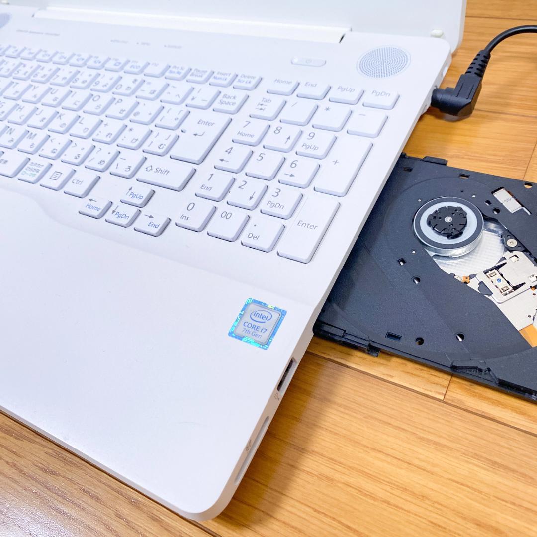 美品✨オフィス2021 高性能i7 SSD512メモリ16 富士通ノートパソコン