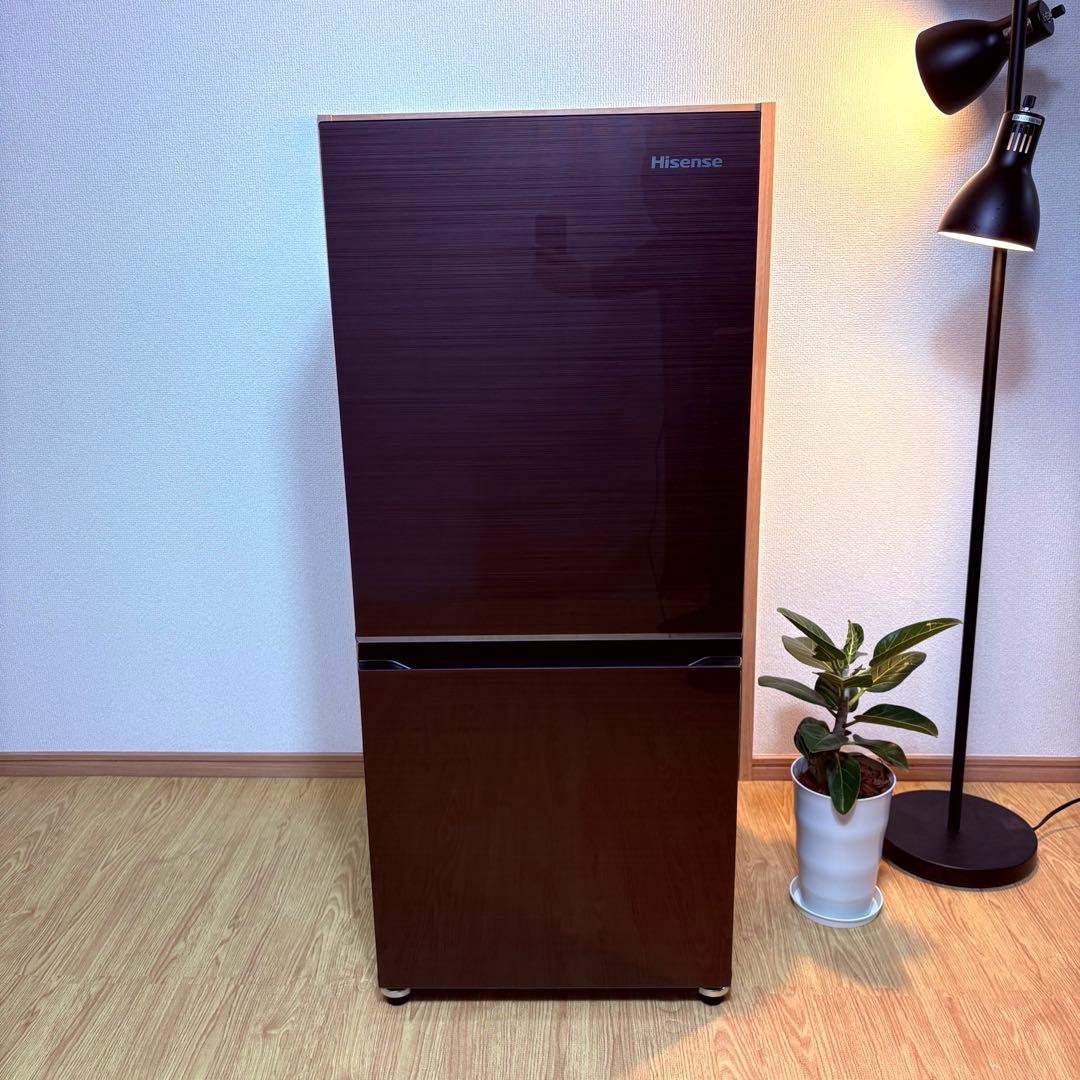 2023年式 冷蔵庫 一人暮らし 単身用 小型 無料保証付き ガラスドア 美品