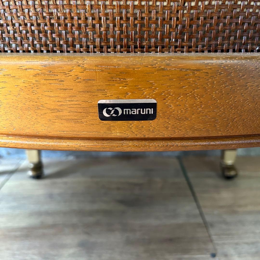 ꧁マルニ木工 maruni꧂地中海シリーズ キャスター付ダイニングチェア2脚