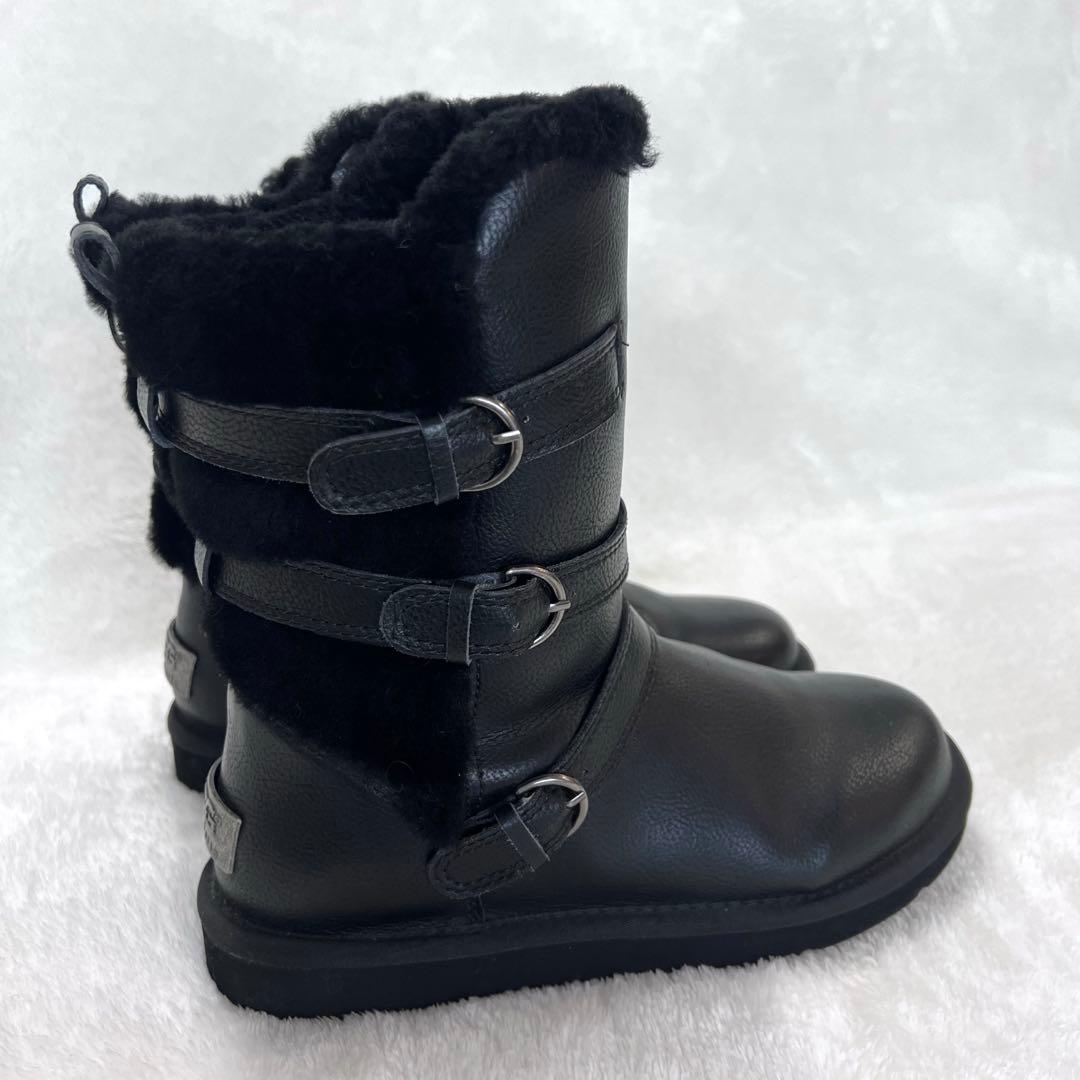 激レア✨美品✨UGG アグ Becket バックルファーブーツ レザー 25cm