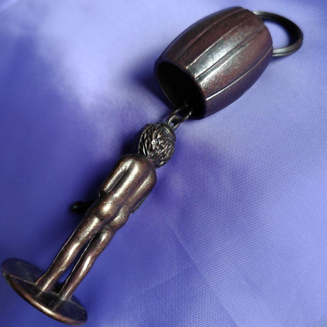 ヴィンテージキーホルダー3点、レトロ鉛筆削り3点、セット