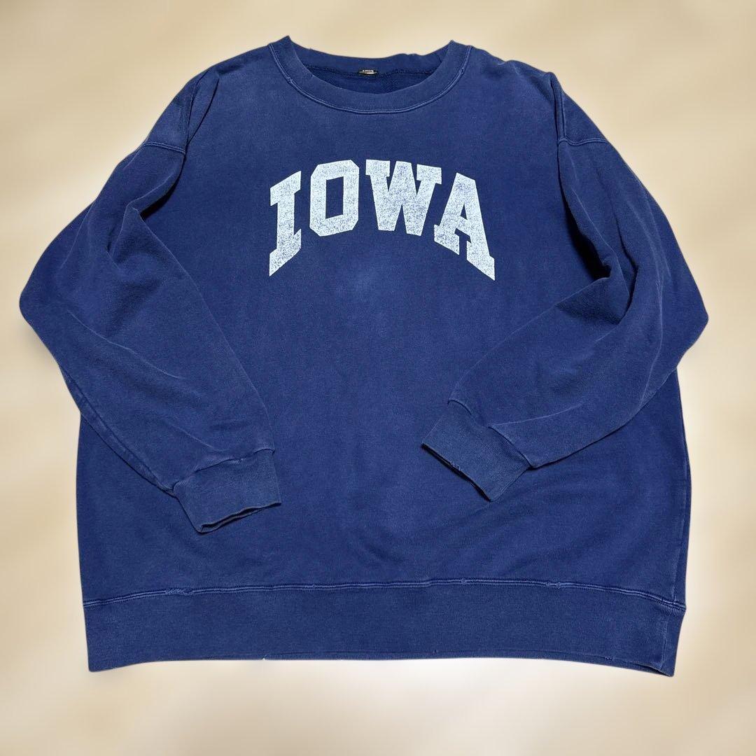 ドゥーズィエムクラス IOWA Vintage ダメージ加工　スウェット
