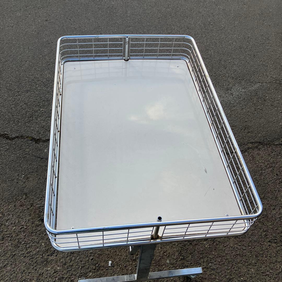 B-1 折りたたみ式 キャスター付き ワゴン 店舗什器 サービスカート レトロ