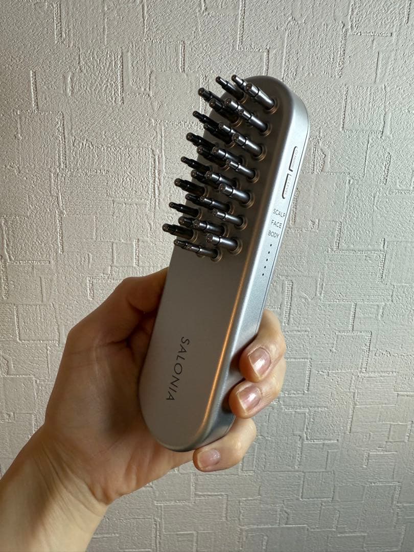 SALONIA 美顔器 シルバー 箱・保証書・説明書付き