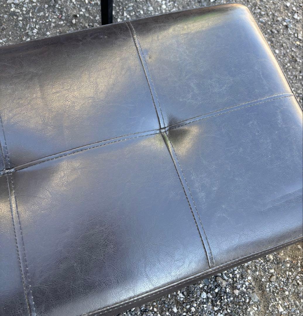 フラットベンチ 合成皮革 黒