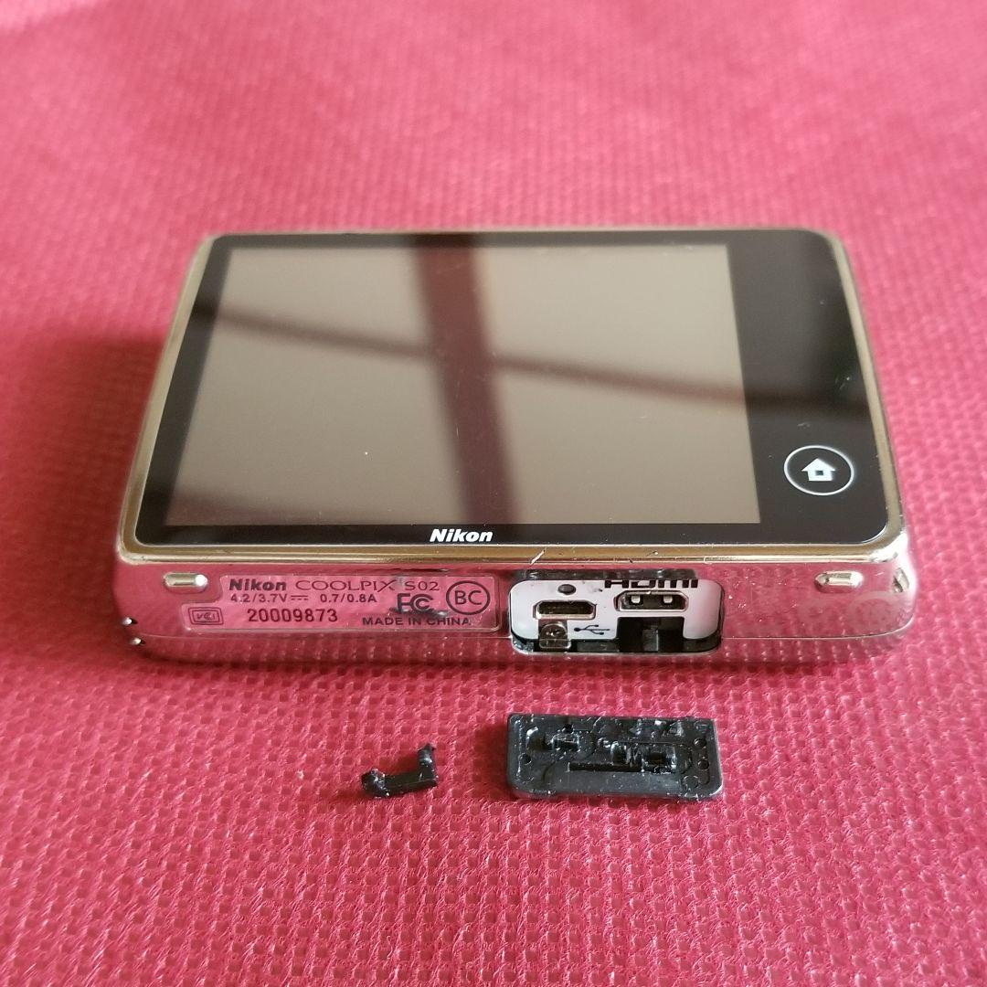 実動 Nikon ニコン COOLPIX S02 超小型ボディー希少 コンデジ