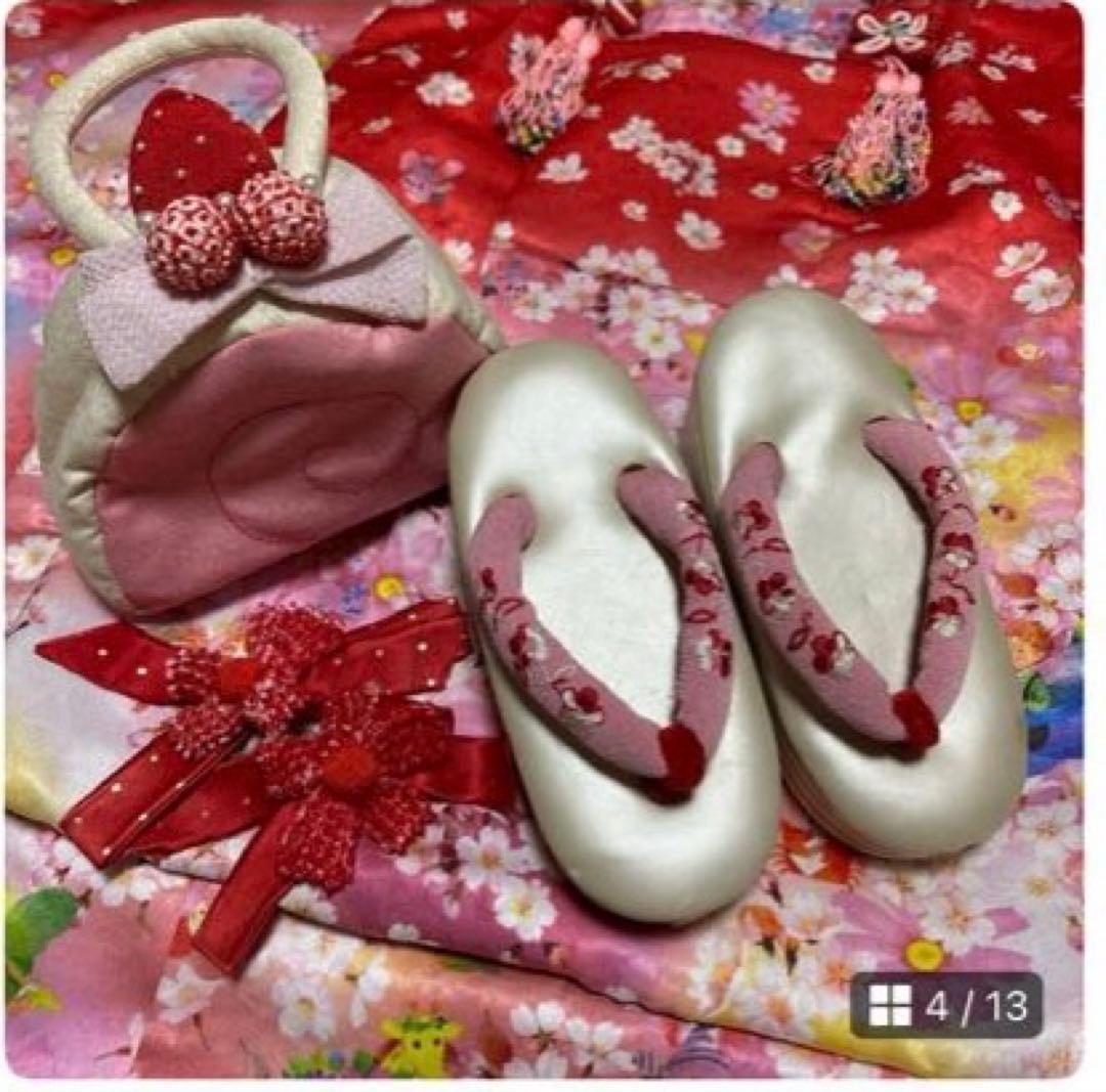 七五三　　3歳　着物セット　被布　MOE 永田萌