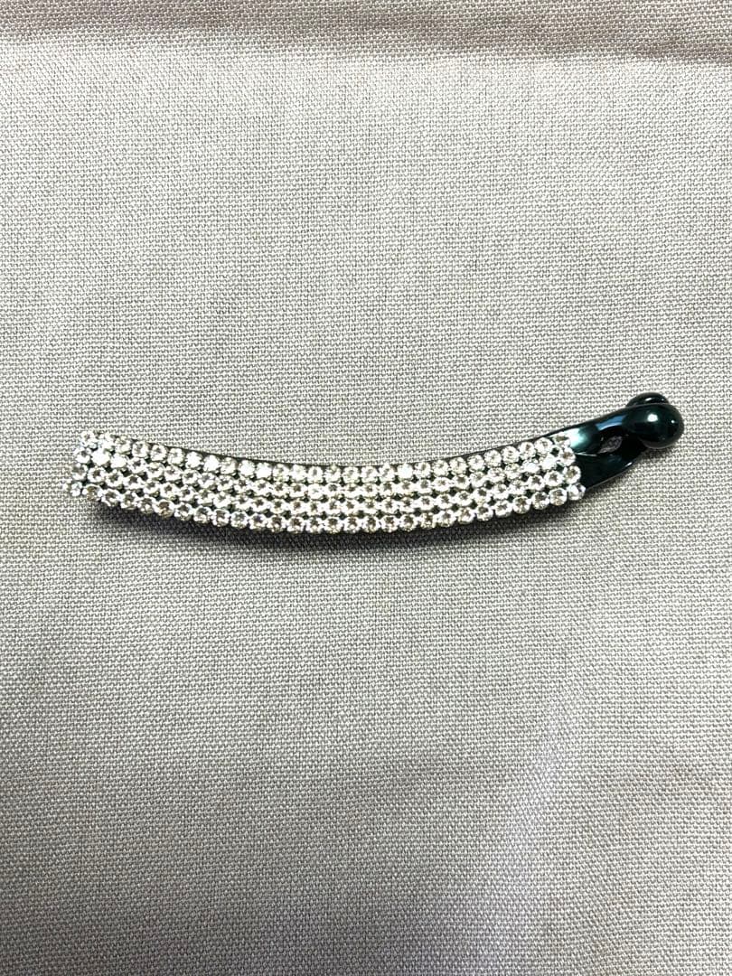 Complex Biz バナナクリップ　スワロフスキー　ピンク色