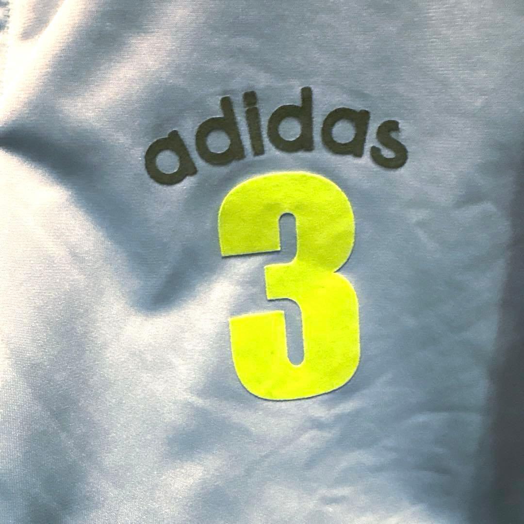 adidas アディダス トラックジャケット ジャージ Y2K 水色 緑色 L