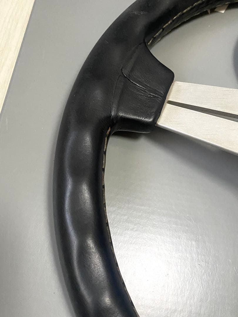 NARDI レザーステアリング33Φ 即決大歓迎　ナルディ　小径　 希少 FET