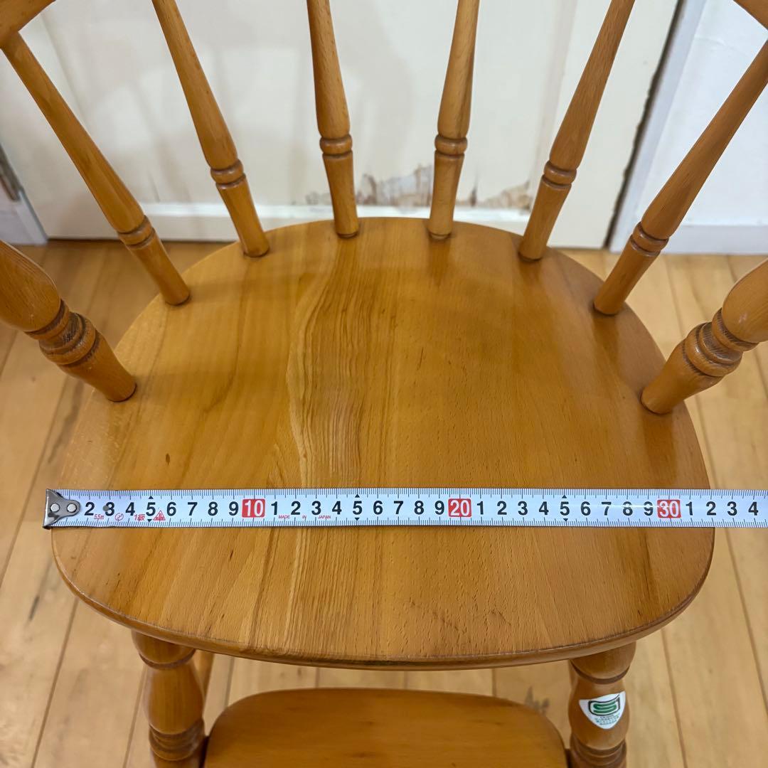 ☆ビンテージ☆ キツツキ　キッズ　ベビー　チェア　木製　ナチュラルカラー