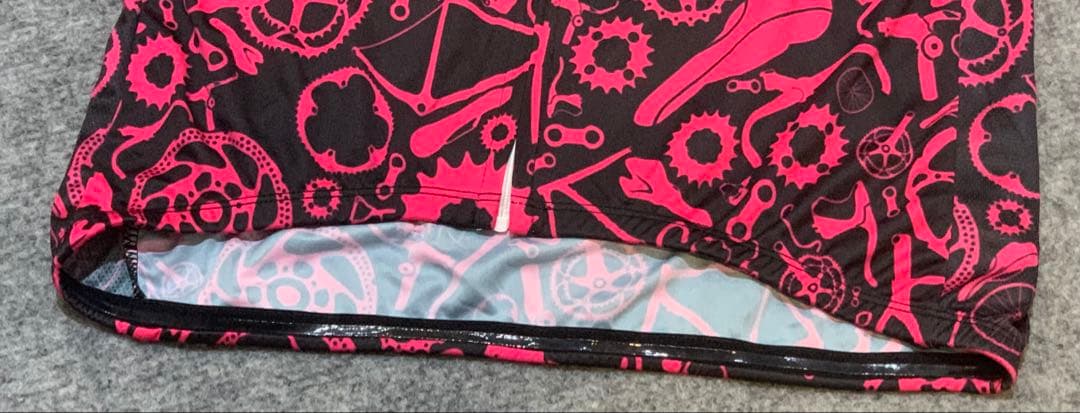 未使用タグ付 narifuri ナリフリ 柄物 サイクルジャージ