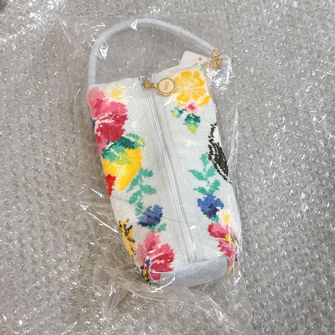 【稀少‼️完売品✨】FEILER SNOOPY フルーツ＆フラワーボトルポーチ