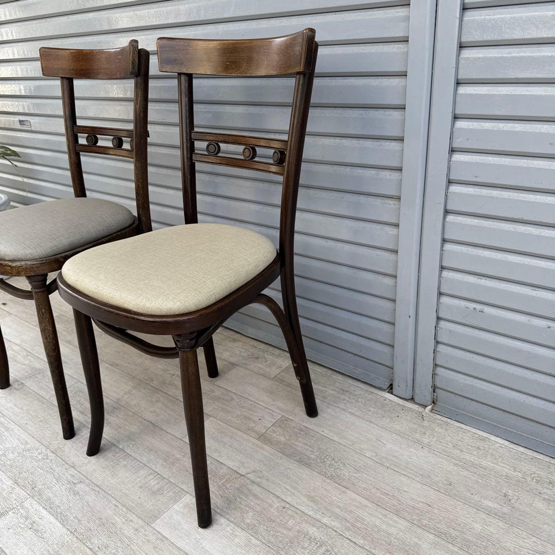 ポーランド製　THONET トーネット　ダイニングチェア　ヴィンテージ2脚