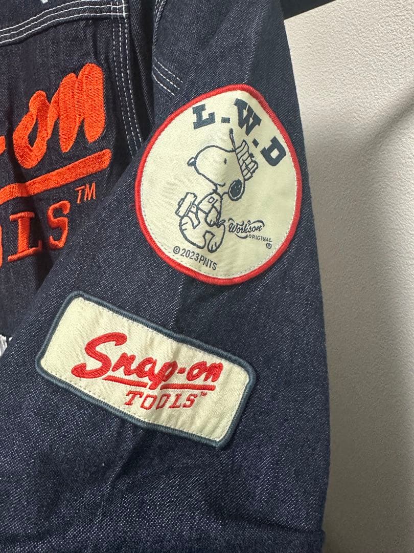Snap-on オーバーオール Sサイズ ダークデニム