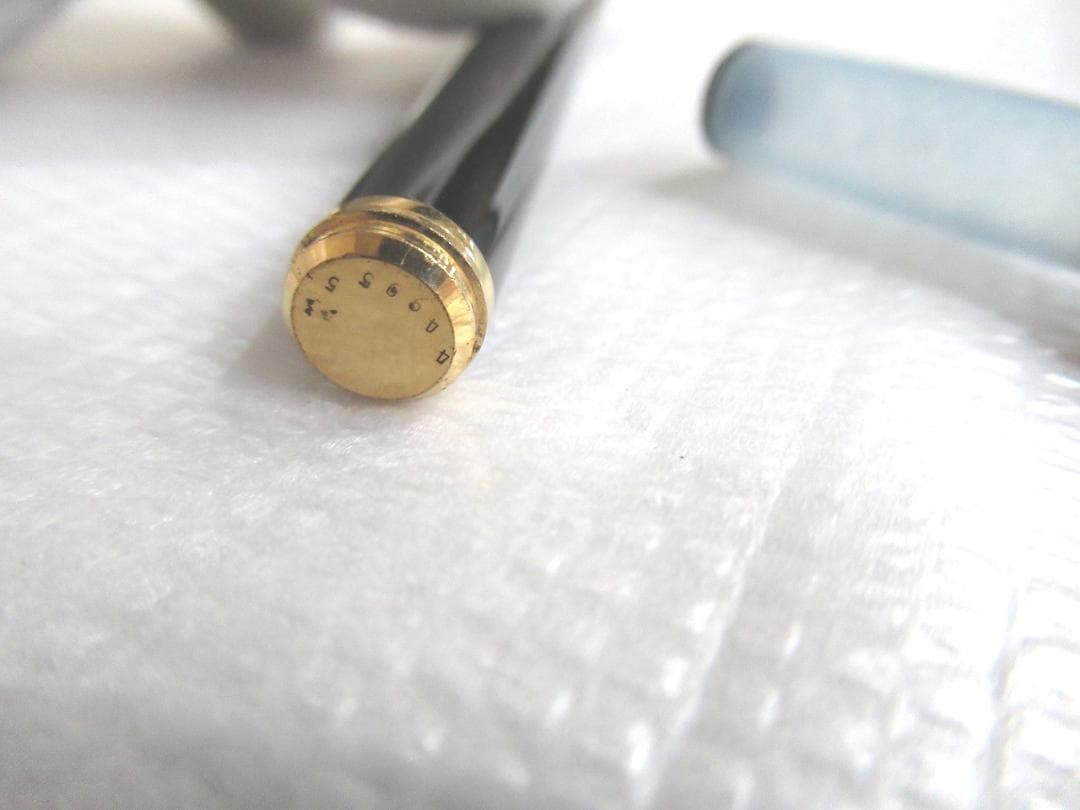 Cartier カルティエ トリニティ 万年筆 ブラック×ゴールド ヴィンテージ