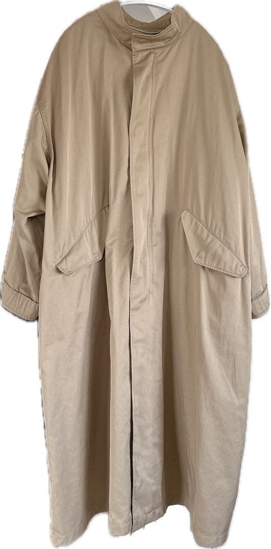 SHENERY キルティングライナー付きオーバーサイズモッズコート