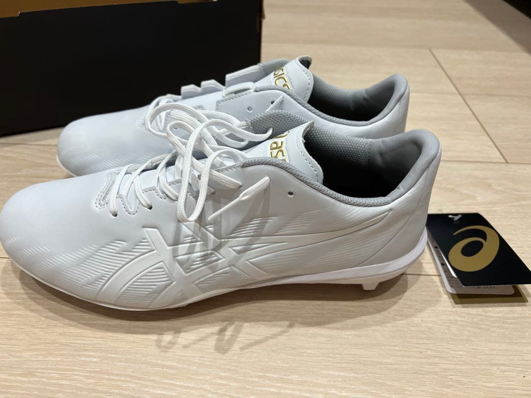 アシックス 野球 白スパイク asics GOLDSTAGE