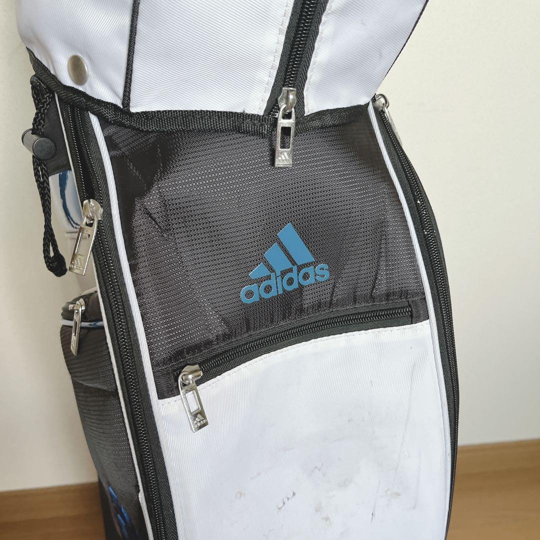 K148 adidas 軽量キャディバッグ ブルーブラック