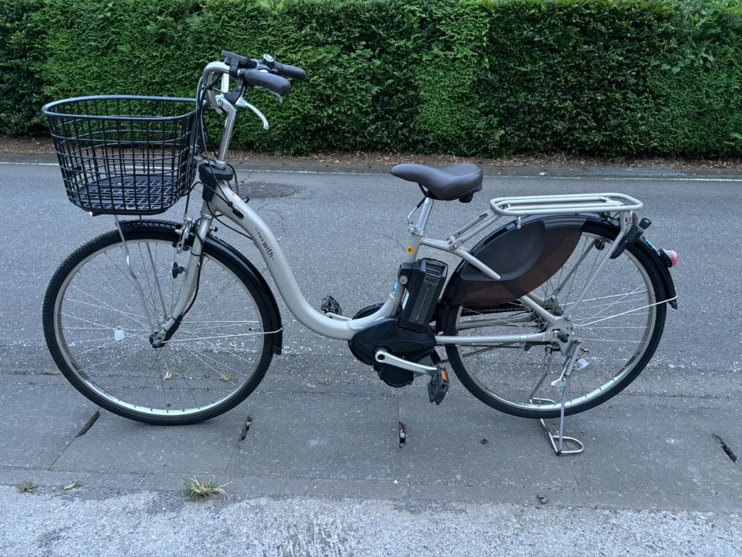 ヤマハ　PAS WITH　12.3Ah　26インチ　電動自転車 2022年モデル