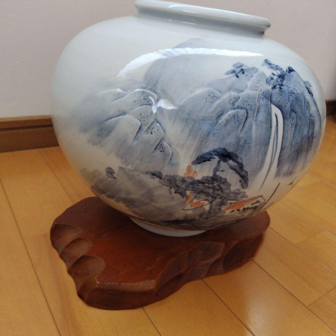 陶器製　花瓶　渤海