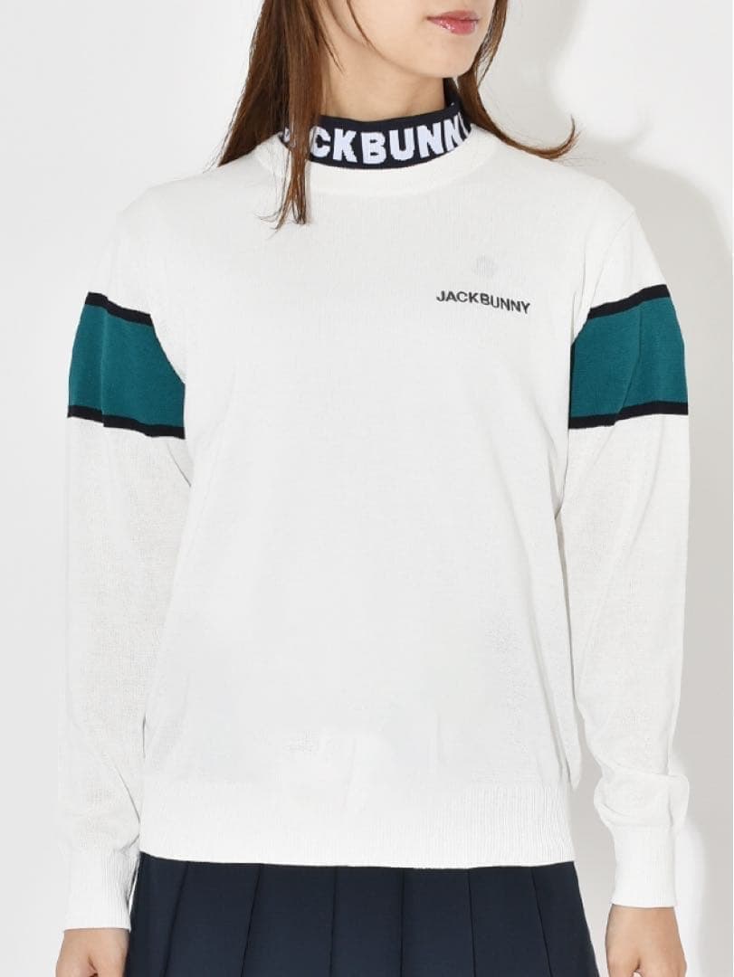 【美品】ジャックバニー トレーナー セーター ホワイト サイズ0