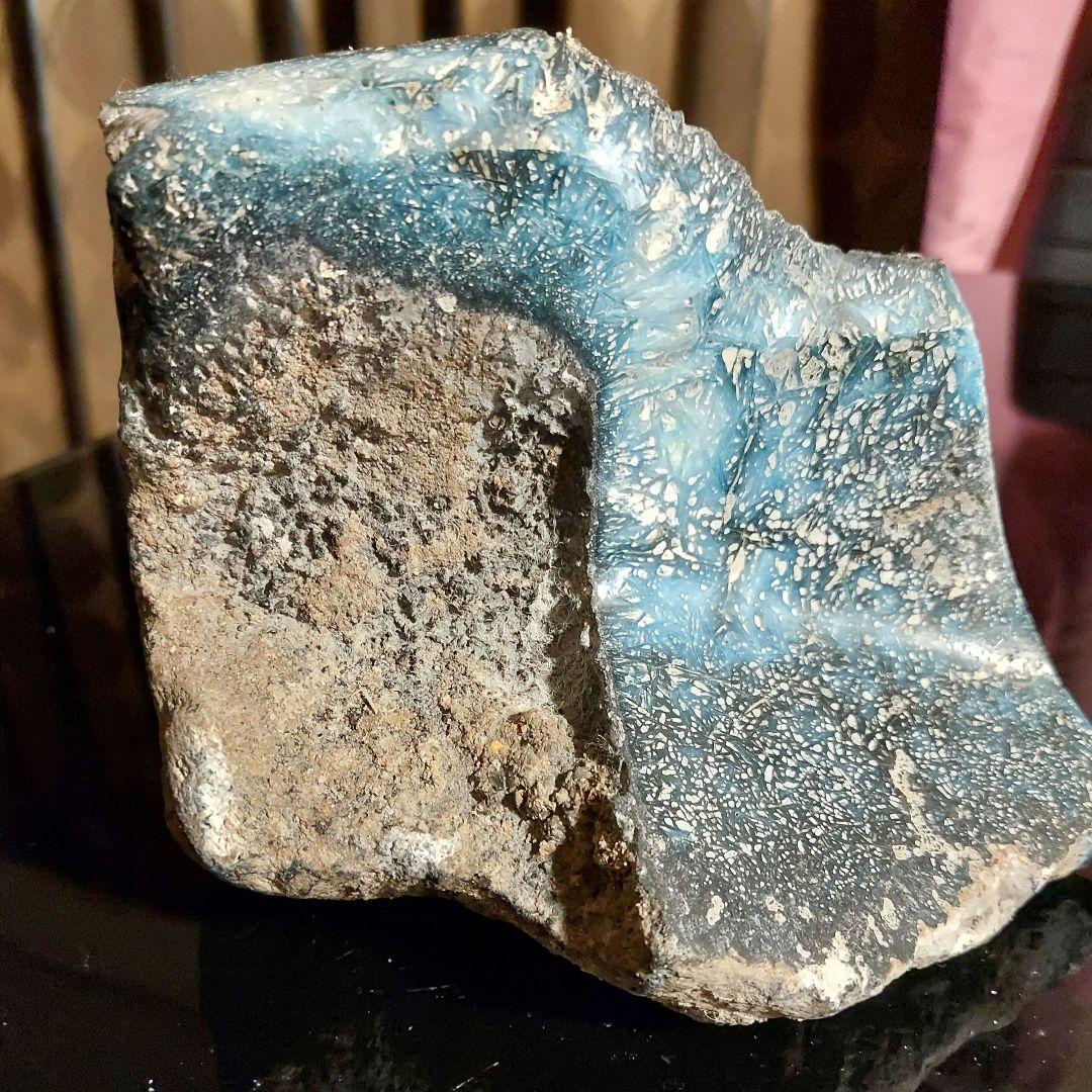 ド迫力！ブルーアイス グレイシアライト ナカウライト原石1,7kg超え巨石 67