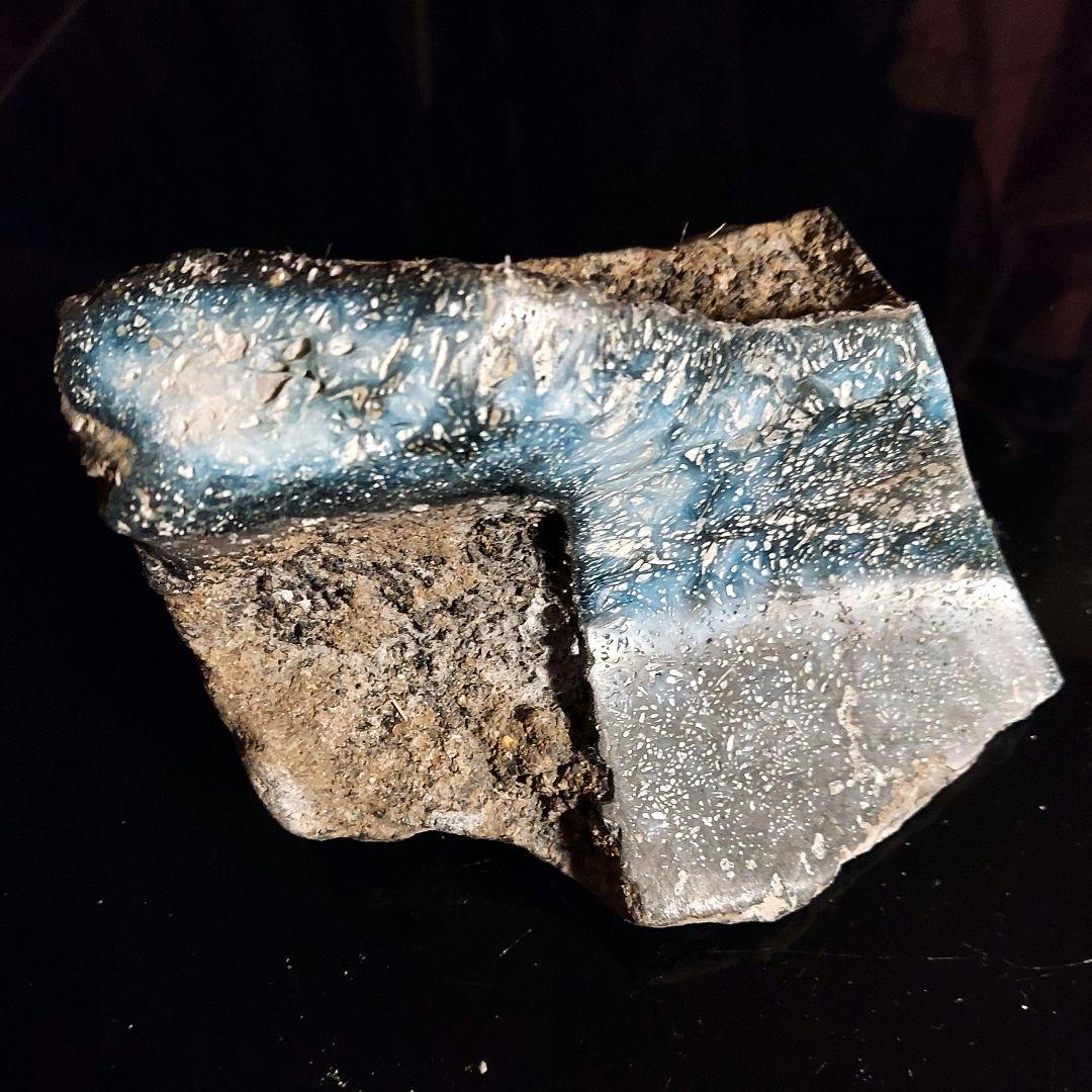 ド迫力！ブルーアイス グレイシアライト ナカウライト原石1,7kg超え巨石 67