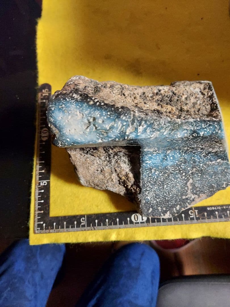 ド迫力！ブルーアイス グレイシアライト ナカウライト原石1,7kg超え巨石 67