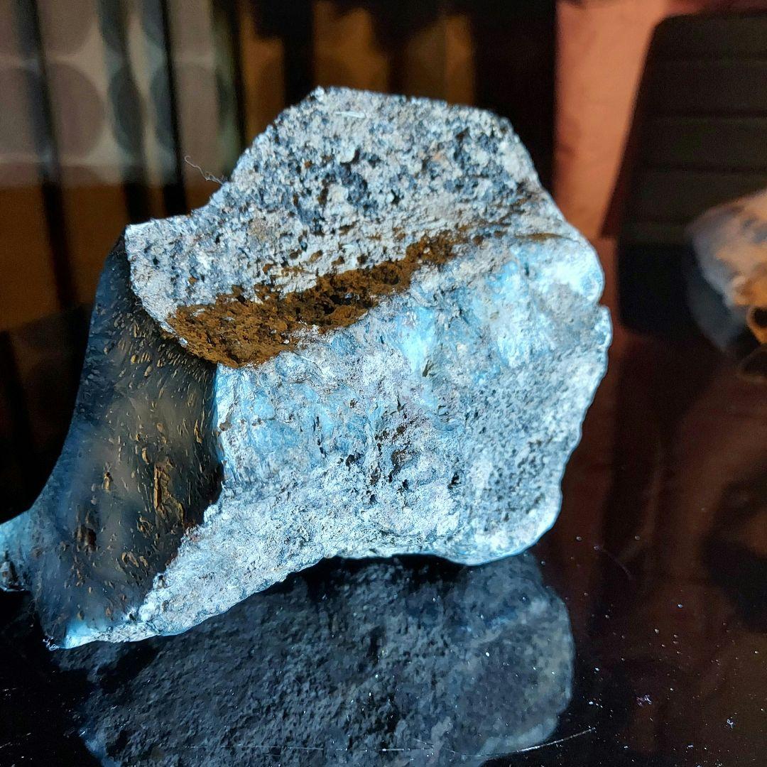 ド迫力！ブルーアイス グレイシアライト ナカウライト原石1,7kg超え巨石 67