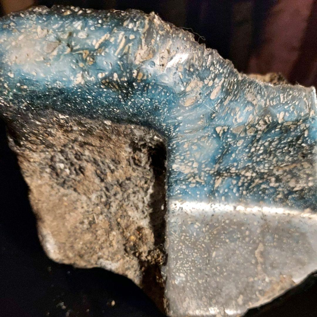 ド迫力！ブルーアイス グレイシアライト ナカウライト原石1,7kg超え巨石 67