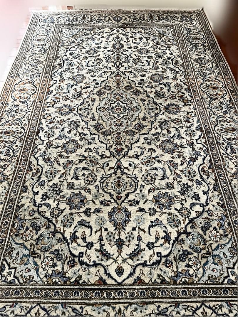 ペルシャ絨毯　カシャンウール　大判　325×197