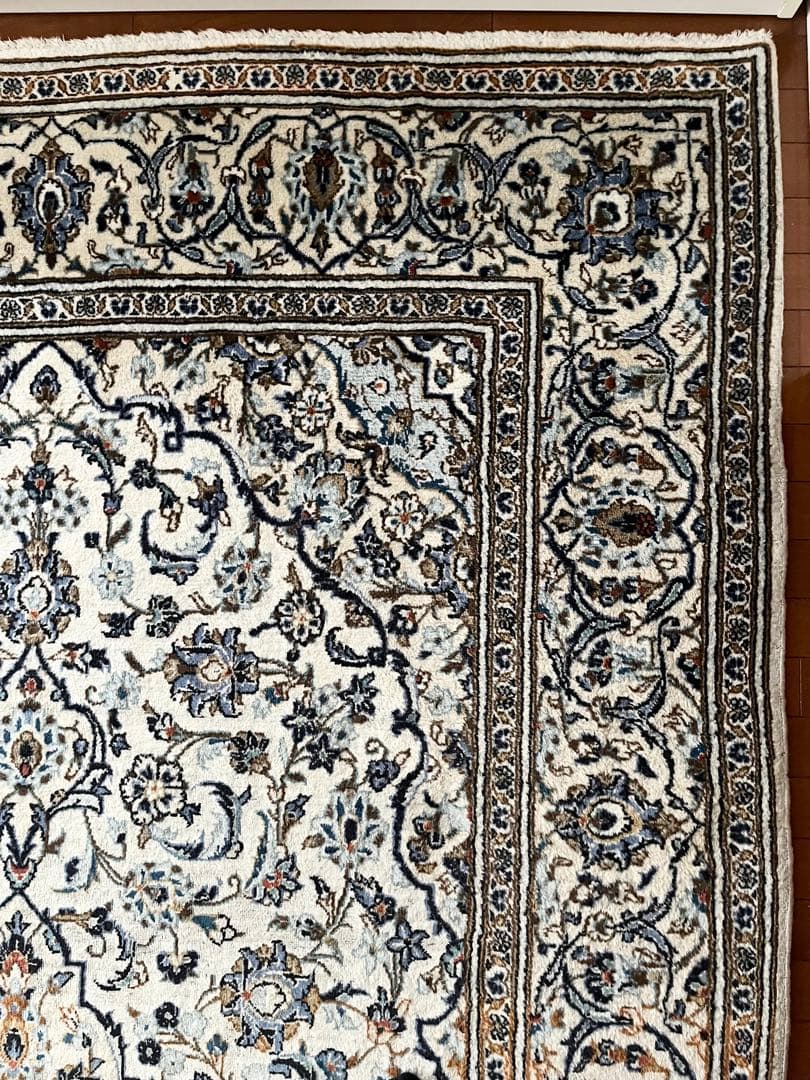 ペルシャ絨毯　カシャンウール　大判　325×197